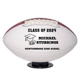 Personalized Custom Graduation 2024 Football Gift - Graduation Class of 2024 - Graduation Gift for Boy - Graduation Gift for Girl (Regulation