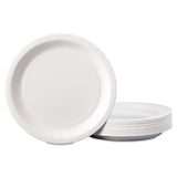 Hoffmaster PL7095 9" White Deep Ridge Paper Plate (10 Packs of 50)