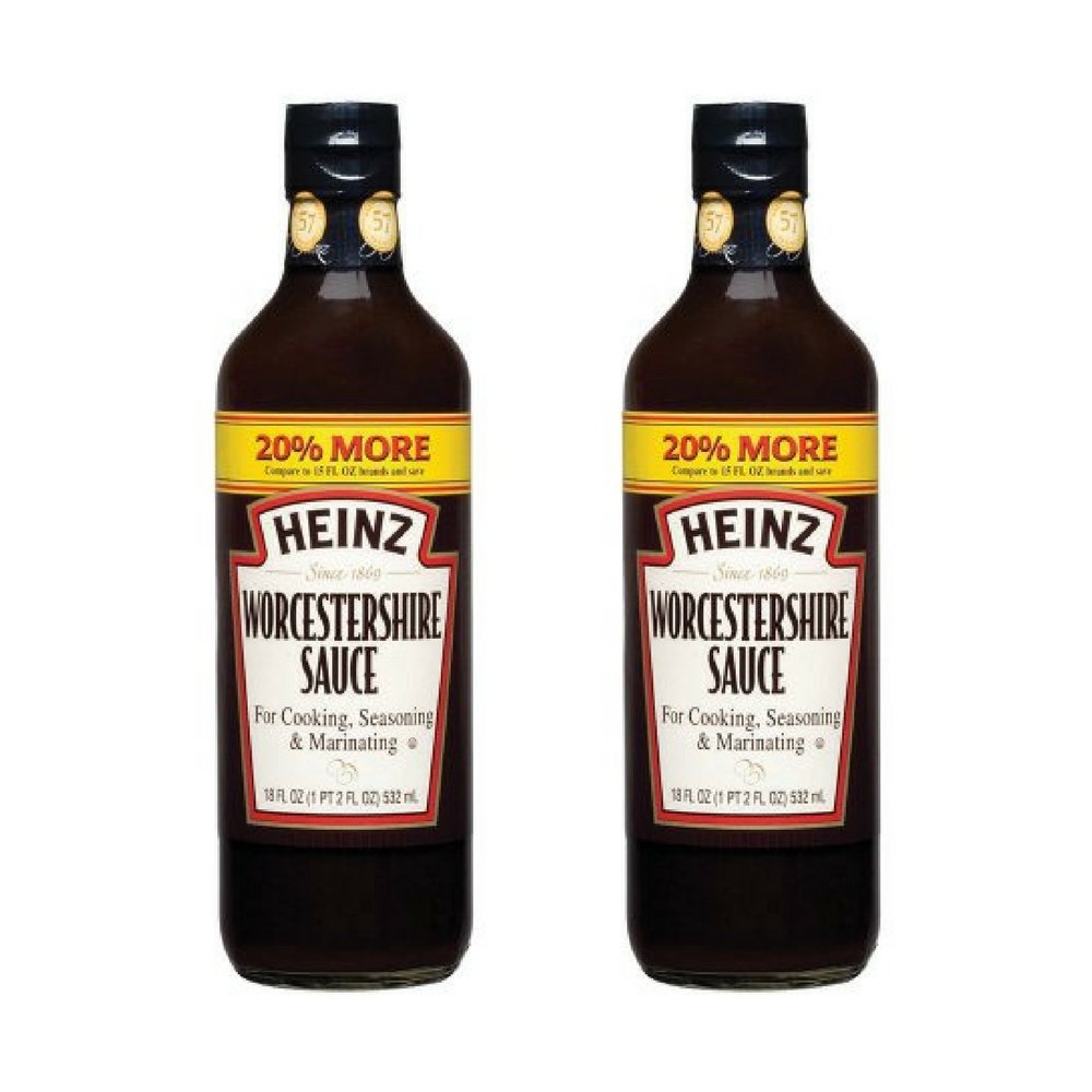 (2 Pack ) Heinz Worcestershire Sauce, 18 Fl Oz Bottle