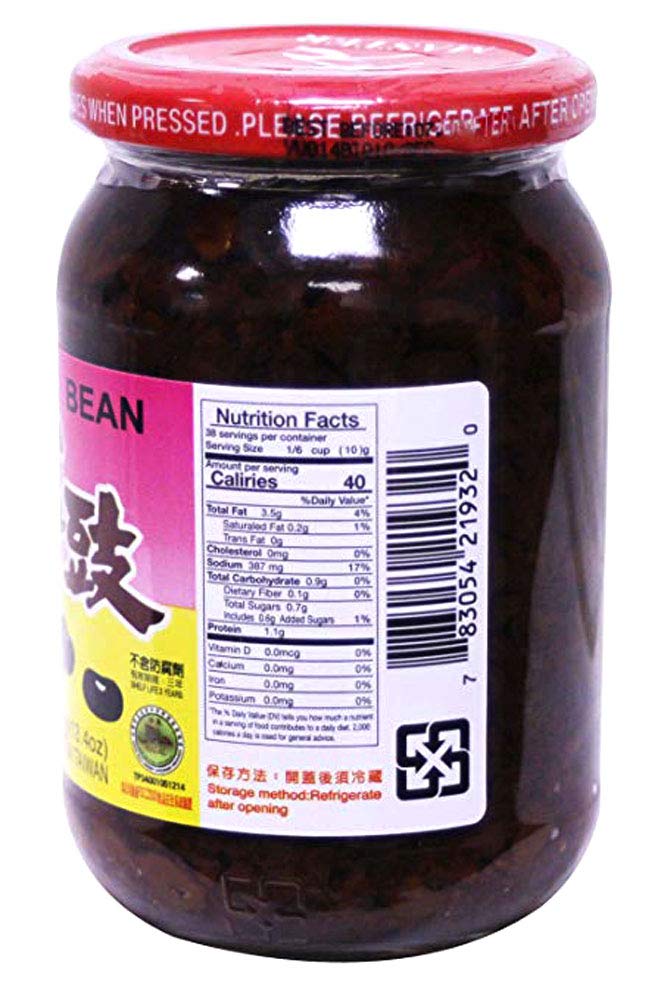 ???? Master douchi Femented Black bean sauce for Asian cooking 13.4oz / 380g (3 Packs)