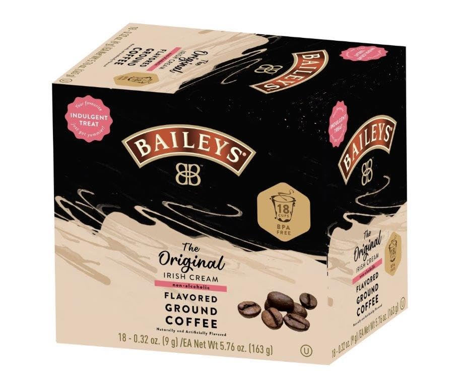 Bailey's Coffee, Original Irish Cream Flavored Single Serve Coffee Cups (for Keurig K-Cup Brewers) - 72 Count
