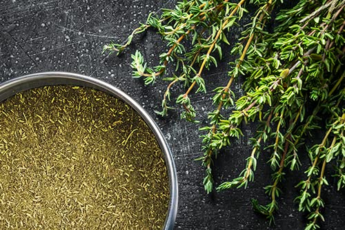 Unpretentious Ground Thyme, 1 lb, Versatile Seasoning, Savory Flavor, Soups & Sauces