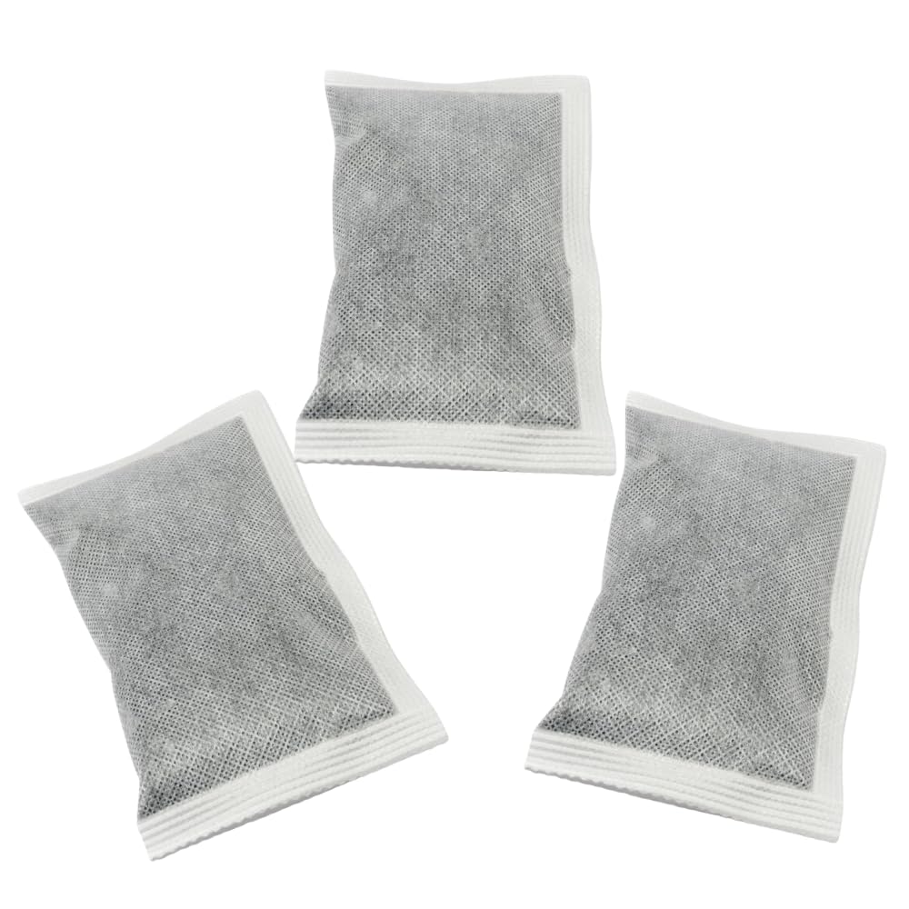 Green Piece® Activated Charcoal Air Filters for Odor Removal (Made In USA) - Compatible with ITouchless Trash Cans (Pack of 3) - Not Made by