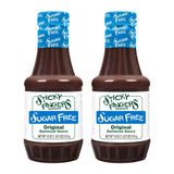 Sticky Fingers Sugar Free Barbecue Sauce, Original 18 Ounce, (Pack of 2)