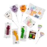 Bulk Halloween Candy Assortment (170 packs) gummy mummies, candy rings, boo suckers, bones candy and more