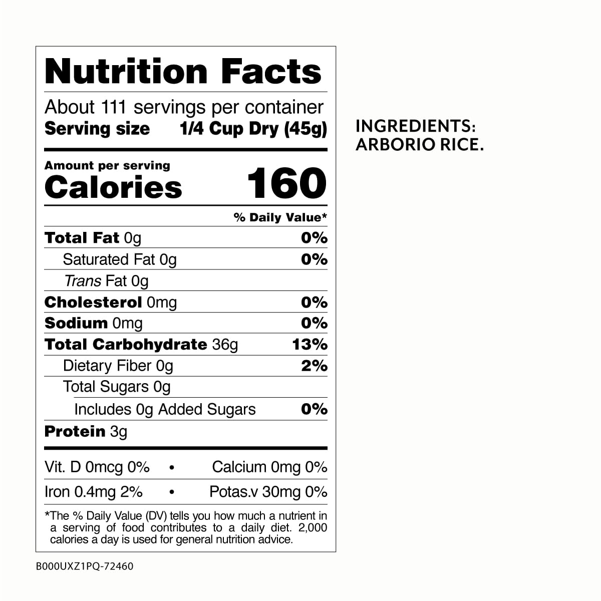 Roland Foods Superfino Arborio Rice, Specialty Imported Food, 11 Pound, Pack of 1