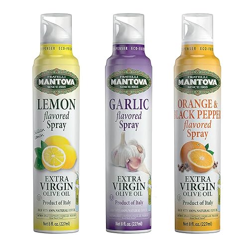FISH SEASONING Extra Virgin Olive Oil Lemon, Garlic, Orange and Black Pepper Spray (Pack of 3)