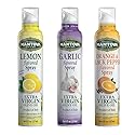 FISH SEASONING Extra Virgin Olive Oil Lemon, Garlic, Orange and Black Pepper Spray (Pack of 3)