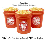 Colby Ridge Fluffy White Gourmet Craft Popped Gluten Free Popcorn Bulk Sized Large Gift Bash Bags (Bulk 18 Gal. 288 Cups.) (Fluffy White)