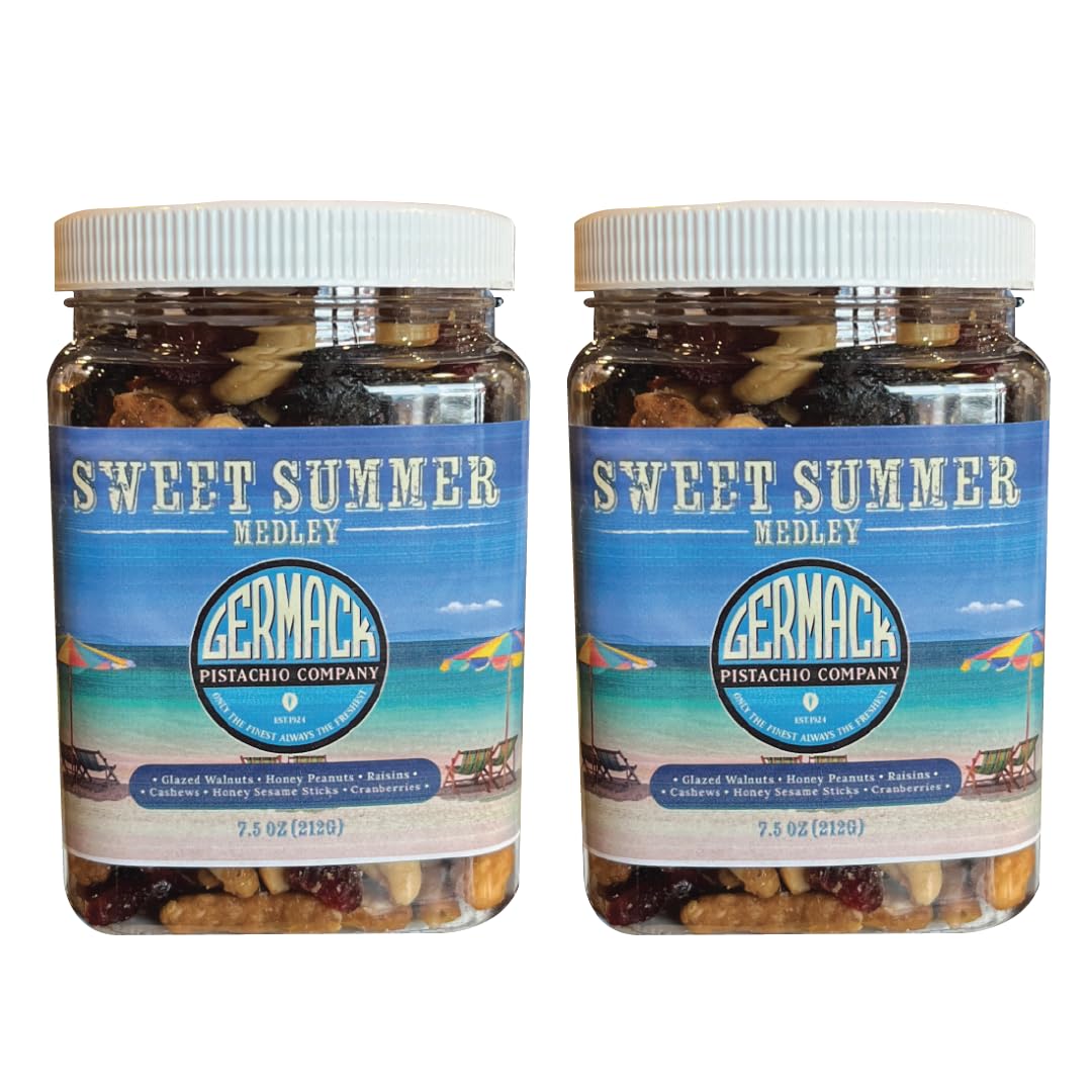 Germack® Sweet Summer Medley Snack Mix (Set of 2, 7.5oz jars)