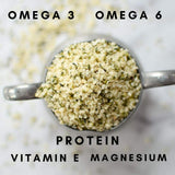 Canada Hemp Foods Hemp Seed Hearts 5 lb Value Bag, Raw Hulled Hemp Seeds, 10g Protein Per Serving, Omega 3 & 6, Non-GMO, Gluten Free, Keto, Vegan