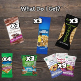 Heart Healthy Snack Box with Nuts and Trail Mix (25 Count)