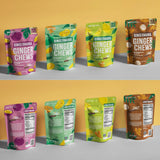 Gingermania Ginger Chews | Original Flavor | Made with Real Ginger | Sweet & Spicy Candy | Individually Wrapped | 5oz Bag (Pack of 6)