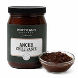 Ancho Chile Paste, 1 lb jar - Mexican Ancho Pepper Paste for Mole Sauce, Enchilada Sauce & Red Sauces, Mild Heat (1,000-2,000 SHU), by Woodland