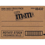M&M'S Peanut Chocolate Candy Fun Size 23-Pound Bulk Package Box, 368 Ounce (Pack of 1)
