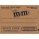 M&M'S Peanut Chocolate Candy Fun Size 23-Pound Bulk Package Box, 368 Ounce (Pack of 1)