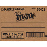 M&M'S Peanut Chocolate Candy Fun Size 23-Pound Bulk Package Box, 368 Ounce (Pack of 1)