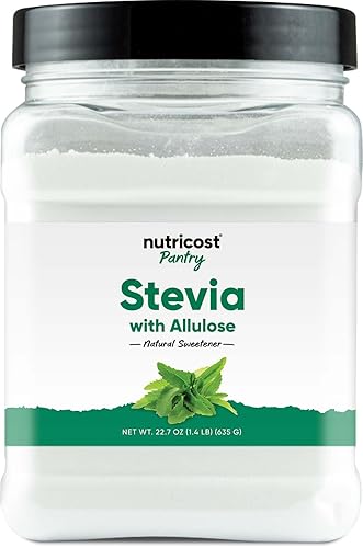Nutricost Pantry Stevia With Allulose (1.4 Pound) Natural Sweetener - Gluten-Free, GMO-Free