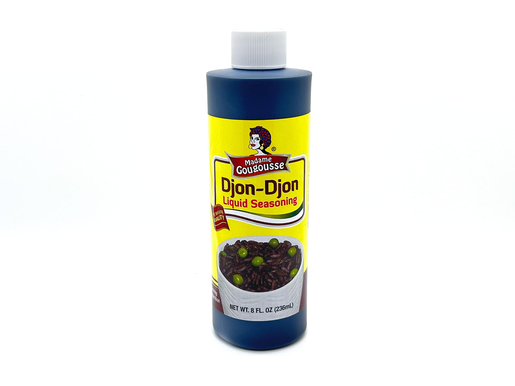 Djon-Djon Liquid Seasoning Madame Gougousse Haitian Black Mushroom Haiti Seasoning for Rice (8 FL. OZ)