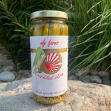 Ely Farms | Pickled Okra | Family Recipe | Zesty Dill and Garlic Flavor | Hint of Chili Pepper | Delicious Appetizer or Bloody Mary Garnish | Proudly
