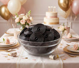 Black Licorice Wheels Candy 2 lb Bag - Soft Chewy Classic Twists Bulk Retro Snack Treats. Approximately 80 Wheels per Bag