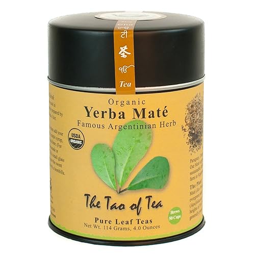 The Tao Of Tea, Argentinian Yerba Mate, Certified Organic, 4-Ounce Tin