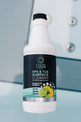 Spa & Hot Tub Surface Cleaner - All Natural Lemon/Lime Scent, Removes Scale, Dirt, Grime, & Hard Water | Ideal for Hot Tubs, Swim Spas, Bath Tubs