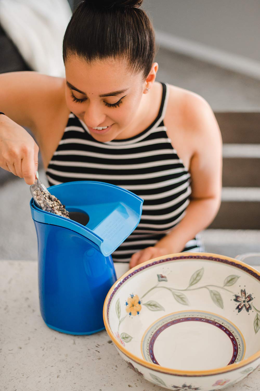 Amish Country Popcorn | 8-4 oz Bags | Stovetop Popping Sampler Pack with Canola Oil and BallPark ButterSalt | Old Fashioned, Non-GMO and Gluten Free