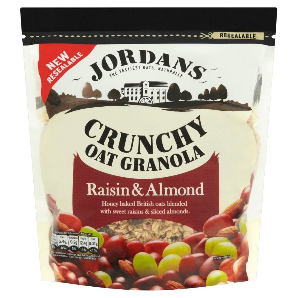 Jordans Crunchy Oat Granola Raisin & Almond (850g) - Pack of 2