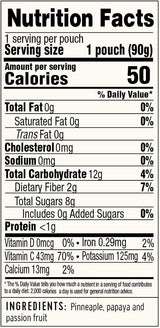 Golden Farms Tropical Pouches, Low Ingredient Healthy Snacks (Pack of 12), 100% Pure Fruit, No Added Sugar, Vegan, Gluten-Free, Kosher, Non-GMO