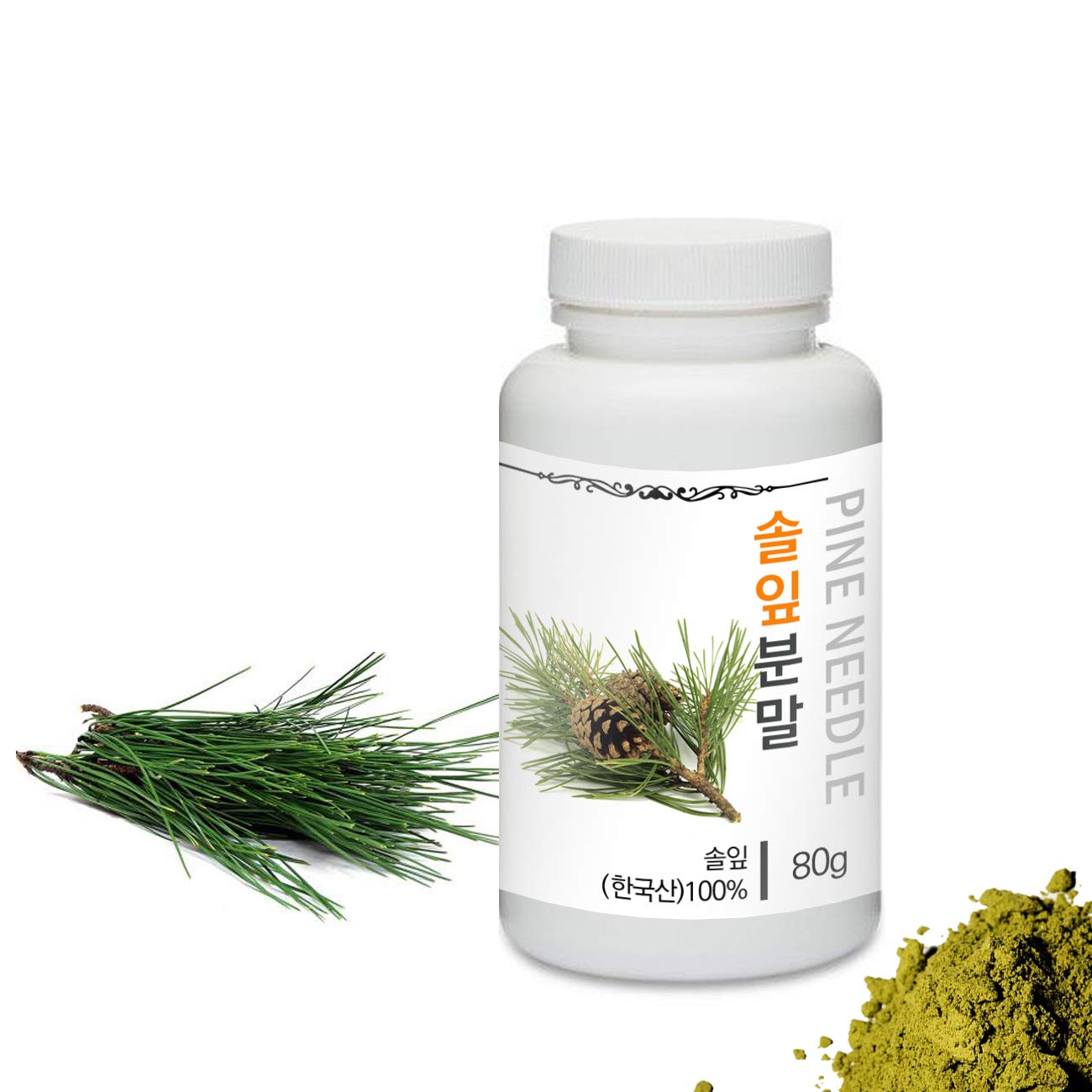 [Medicinal Herbal Powder] Prince Natural Pine Needle Powder/??? ????, 2.8oz / 80g (Pine Needle/??)