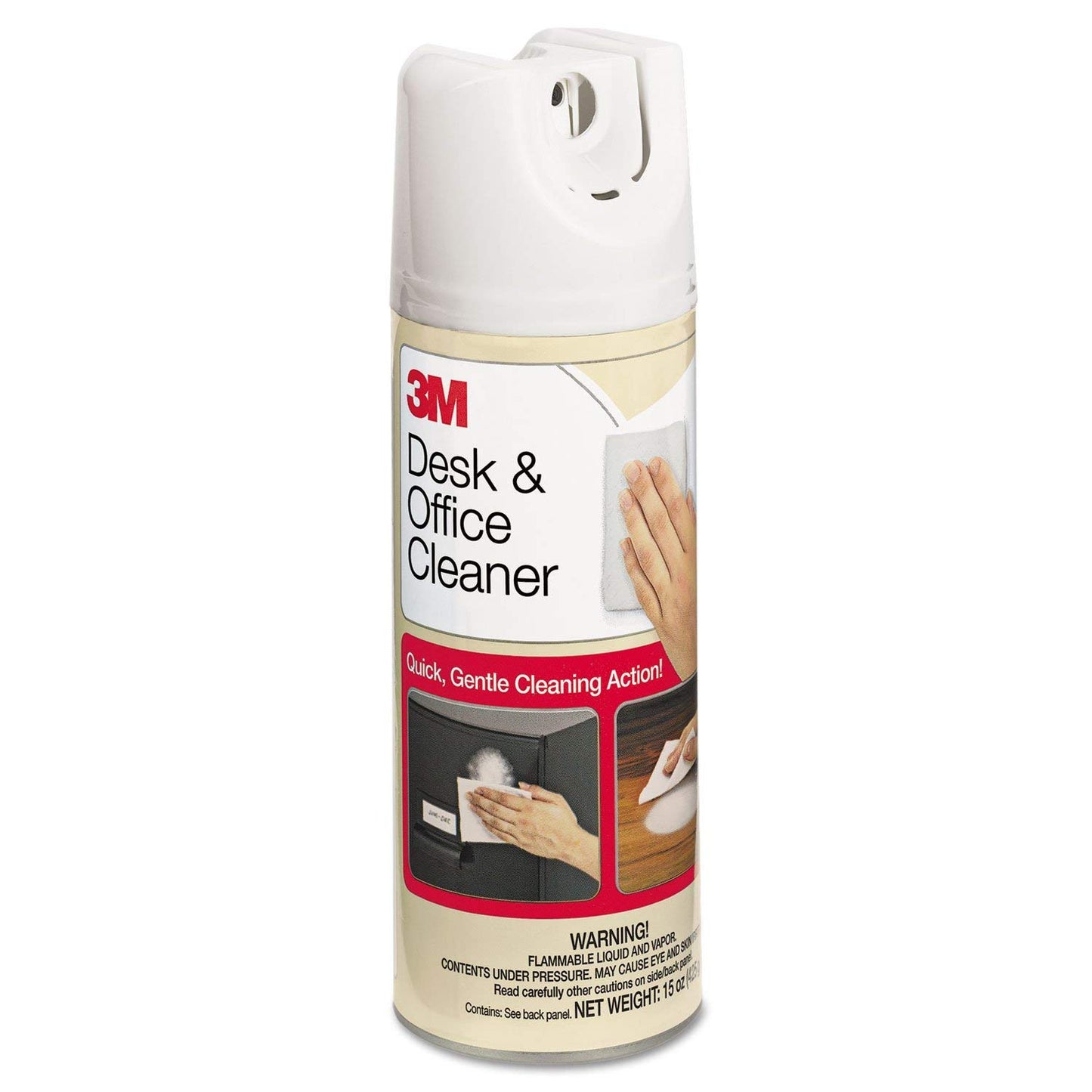 3M Desk & Office Spray Cleaner, 15oz Aerosol, 12/Carton