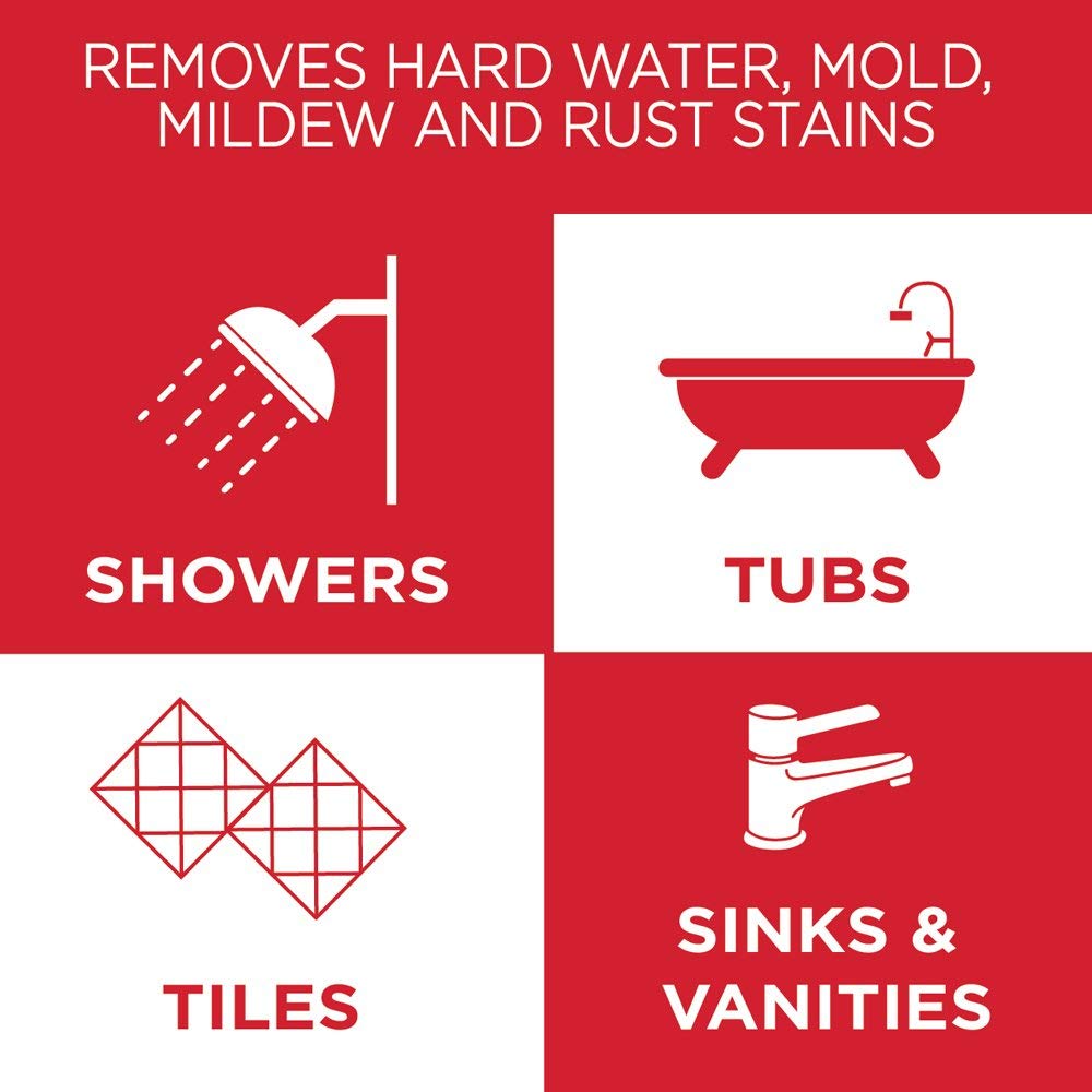MAGIC Shower Glass and Mirror Cleaner Spray Bundle, Fog & Streak Free, Removes Soap Scum, Rust Stains, Fingerprints, Dirt, and Hard Water, Perfect