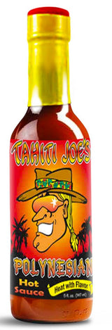 Tahiti Joe’s Polynesian Hot Sauce | Made with Aged Red Peppers Parmesan Cheese Clam Juice and other spices (5oz)