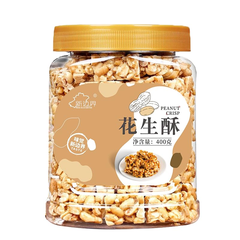 ??? ??? a traditional Chinese snack made with peanuts candy Chinese snacks Chinese food 400g/ bottle (14.11 oz)