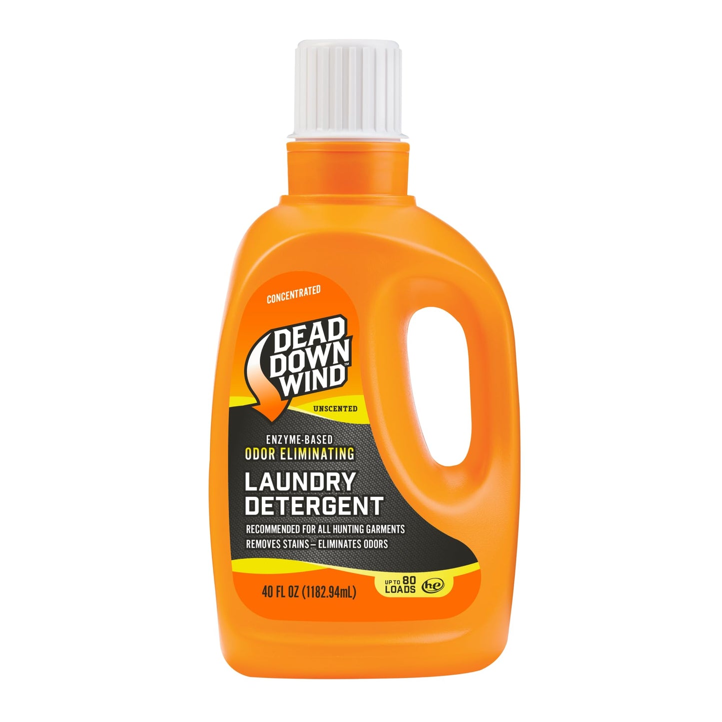 DEAD DOWN WIND Unscented Laundry Detergent (40 Oz) - Scent Eliminating Liquid Detergent for Clothing and Gear - Durable Hunting Scent Eliminators