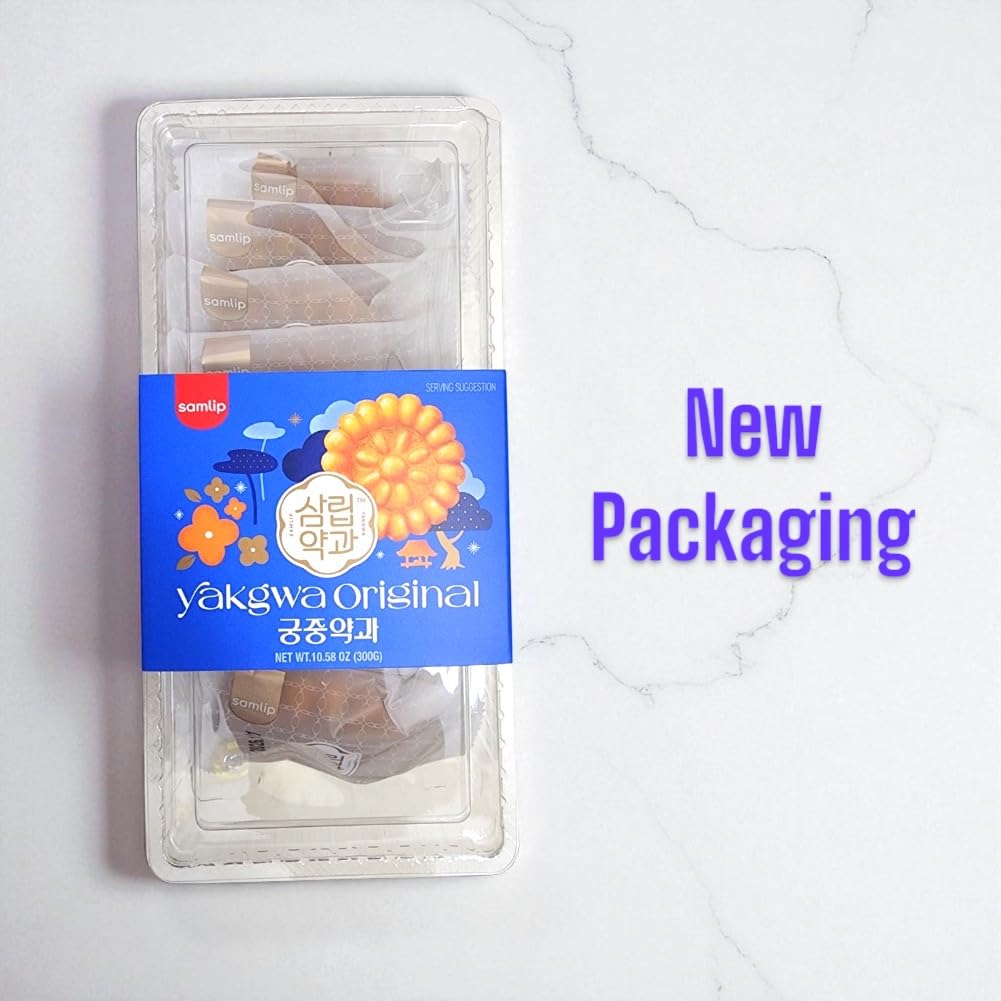Korean Premium Snacks Sweet Rice Yak Gwa Honey Cookies 10 PCS 300g Individual ??