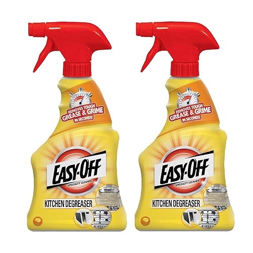 Easy Off Specialty Kitchen Degreaser Cleaner, 16 fl oz Bottle (Pack of 2)