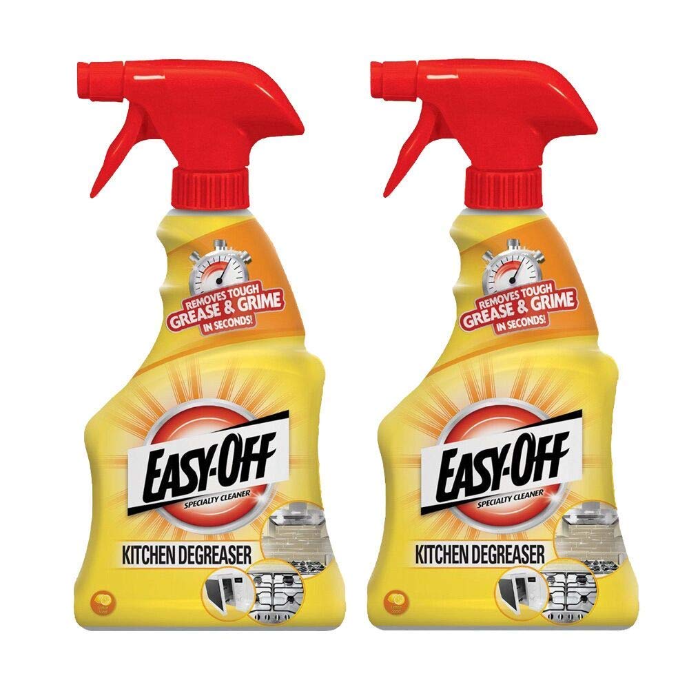 Easy Off Specialty Kitchen Degreaser Cleaner, 16 fl oz Bottle (Pack of 2)