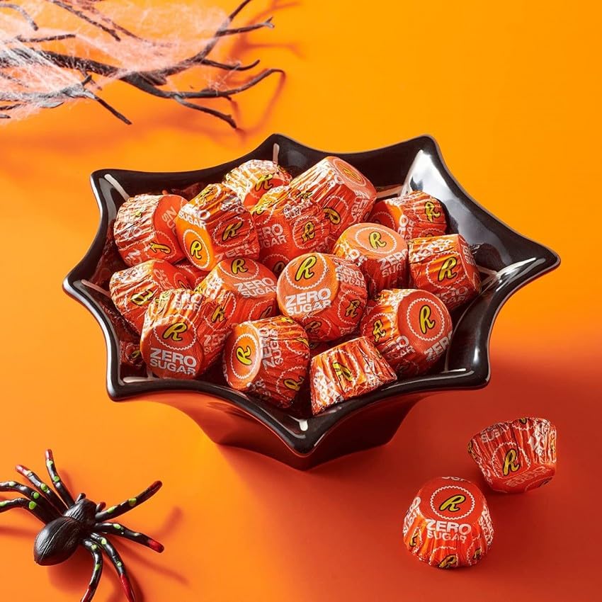 Sugar Free Miniature Peanut Butter Cups - 2 Pound Bag - Zero Sugar - Individually Wrapped Chocolate