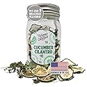 McKinnon’s Dry Craft Cocktails Dehydrated Fruits and Herbs, DIY Mixology, Infusion Kit, Mason Jar Serves 8 - 16 Drinks (Cucumber Cilantro, 1 Jar)