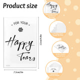 30Pack Happy Tears Tissue Packs for Wedding, Wedding Tissues Individual Your Happy Tears Tissue for Guests Bulk Pocket Facial Tissues Welcome Bags