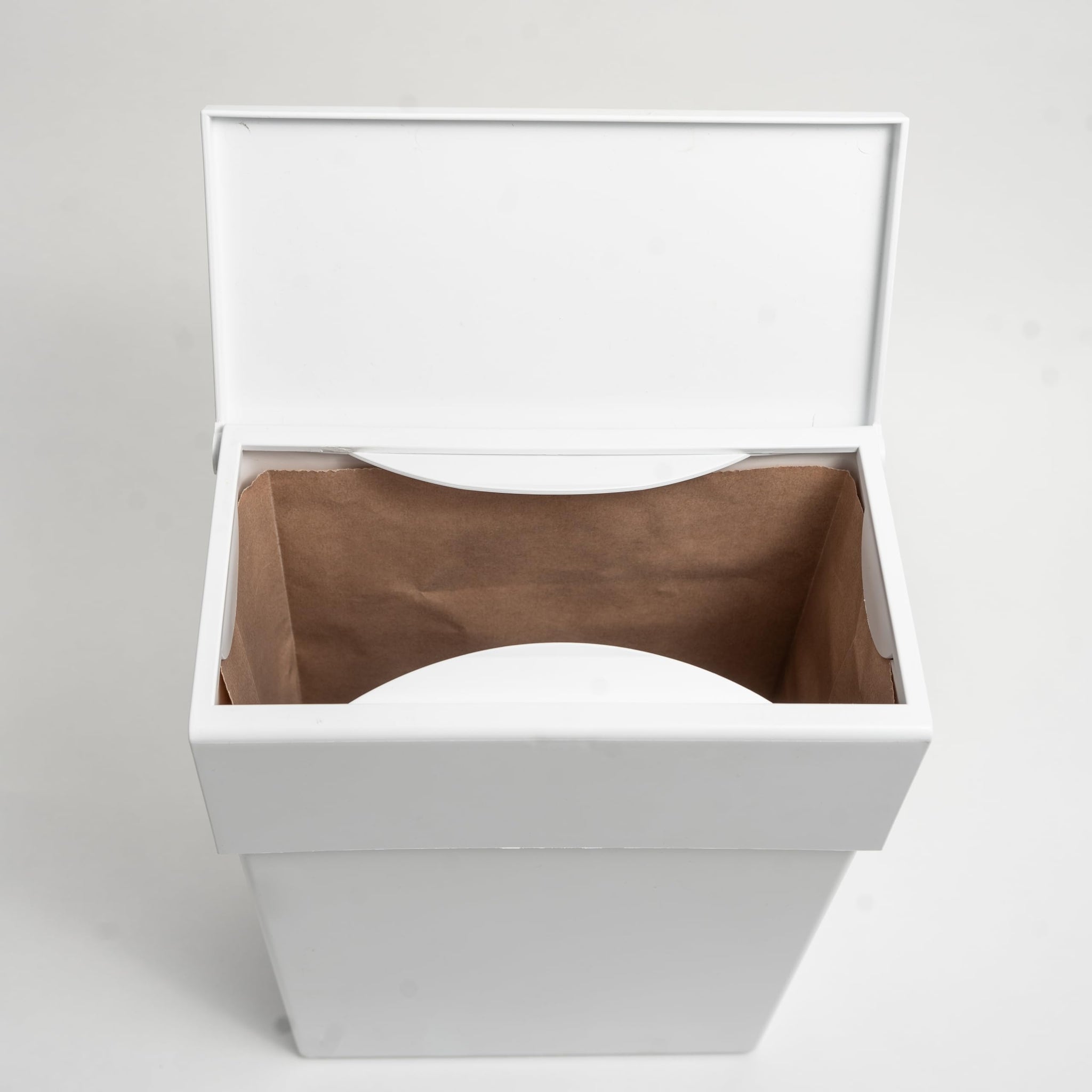 OE OUR EXPEDITION ZCUBE Food Waste Garbage Can/Bin for Composable Paper Bag Fits Bag to Earth Bag- Each bin Includes 10 Bags