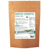 The Republic of Tea Organic Detox Greens Single Sips, 50 Single Sips, Matcha Coconut Lemon Mint