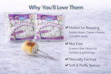 Only Kosher Candy Large White Marshmallows 8 oz (2 Pack) | Soft & Fluffy Marshmallows for Hot Chocolate, Baking, S’mores & Treats