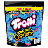 Trolli Sour Brite Crawlers, 40 oz, Sweet and Sour Gummy Worms Candy, Assorted Fruit Flavors Cherry-Lemon, Strawberry-Grape, Orange-Lime