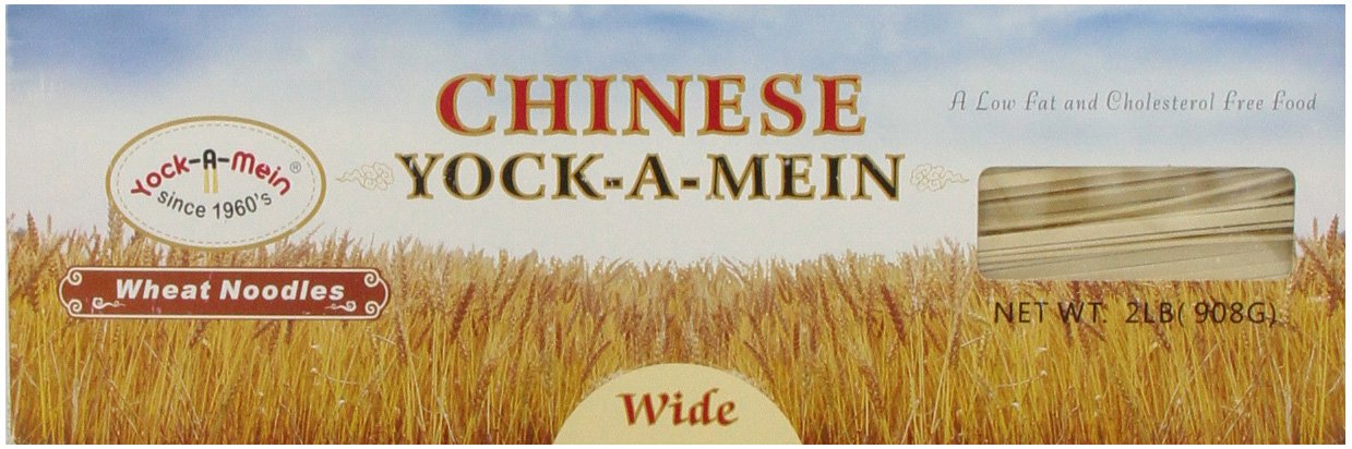 Yock-A-Mein Wheat Noodles, Wide, 32-Ounce