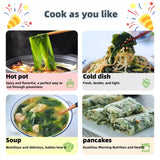 High quality selected dried seaweed slices, fully cut and stewed in thick soup, cold mixed, hot pot, and various ways of consumption. 120 grams (4.23