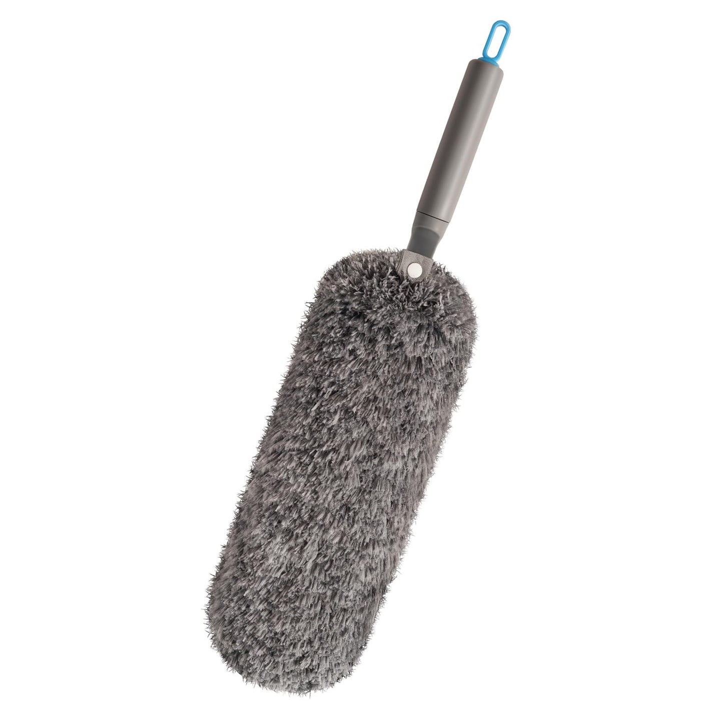 Microfiber Duster with Washable and Reusable Duster Head, Microfiber Dusters for Household Cleaning, Gray