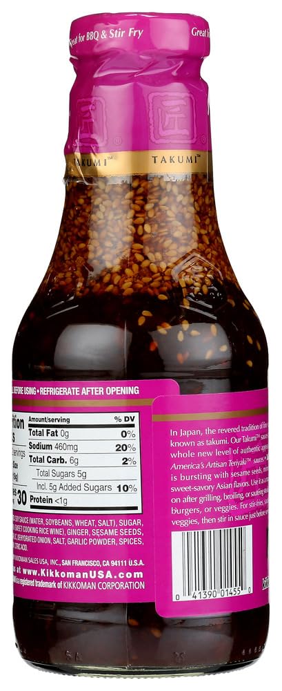 Kikkoman Takumi Collection Original Teriyaki Sauce, 20.5 Ounce - 6 per case. by NA